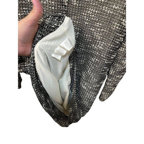 Fabletics Yukon Knit Sweater Dress Gray White Hooded Cozy Comfy Size Medium - Picture 6 of 7